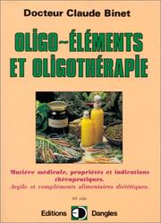 Cover of: Oligo-éléments et oligothérapie