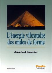 Cover of: L'Energie vibratoire des ondes de formes