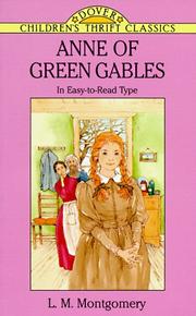 Cover of: Anne of Green Gables (Dover Children's Thrift Classics) by Lucy Maud Montgomery