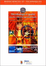 Cover of: Microbiologie et qualité dans les industries agroalimentaires