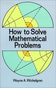 Cover of: How to solve mathematical problems