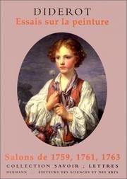 Cover of: Essais sur la peinture by Denis Diderot, Gita May