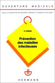 Cover of: Prévention des maladies infectieuses