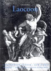 Cover of: Laocoon by Gotthold Ephraim Lessing, Gotthold Ephraim Lessing