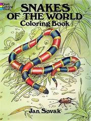 Cover of: Snakes of the World Coloring Book by Jan Sovak