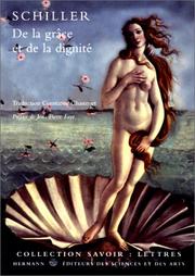Cover of: De la grâce et de la dignité by Friedrich Schiller