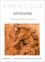 Cover of: Antigone by Sophocles
