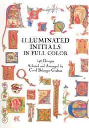 Cover of: Illuminated initials in full color: 548 designs