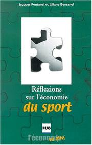 Cover of: Reflexions Sur L'Economie Du Sport by Jacques Fontanel