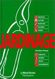 Cover of: Jardinage