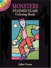 Cover of: Monsters Stained Glass Coloring Book