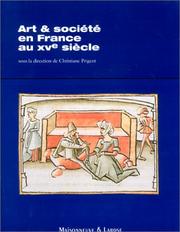Cover of: Art et société en France au XVe siècle by Prigent C