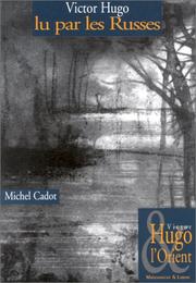 Cover of: Victor hugo en russie 1 by M. Codot