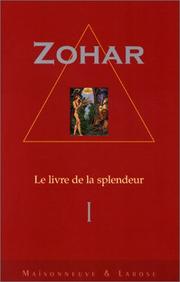 Cover of: Zohar I by Leon de M