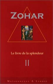 Cover of: Zohar II by Leon de M