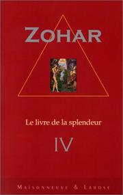 Cover of: Zohar IV by Leon de M