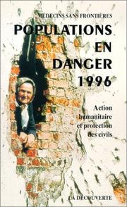 Cover of: Population En Danger 1996 by François Jean, Médecins sans frontières (Association)