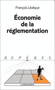 Cover of: Economie de la réglementation