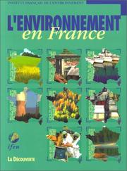 Cover of: L'environnement en France by 