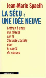 Cover of: La Sécu  by Jean-Marie Spaeth