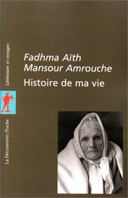 Histoire de ma vie by Amrouche