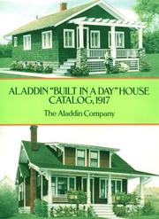 Cover of: Aladdin "built in a day" house catalog, 1917