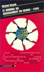 Cover of: Le Journal du basculement du monde 2000