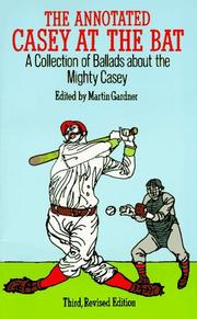 Cover of: The Annotated Casey at the Bat by Martin Gardner