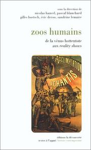 Cover of: Zoos humains by 