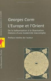 Cover of: L'Europe et l'Orient
