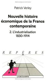 Cover of: Nouvelle histoire économique de la France contemporaine, tome 2