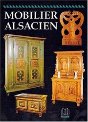 Cover of: Mobilier Alsacien by Edith Mannoni, Edith Mannoni