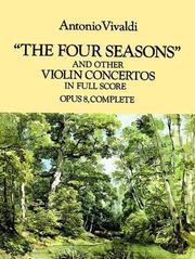 The Four Seasons and Other Violin Concertos in Full Score by Antonio Vivaldi