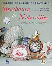 Cover of: Strasbourg, Niderviller by Dorothée Guillemé-Brulon
