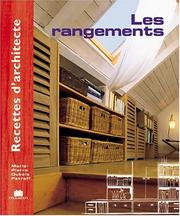 Cover of: Les rangements