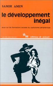 Cover of: Le développement inégal