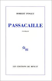 Cover of: Passacaille