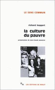 Cover of: La Culture du pauvre  by Richard Hoggart