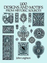 Cover of: 1,100 designs and motifs from historic sources | John Leighton