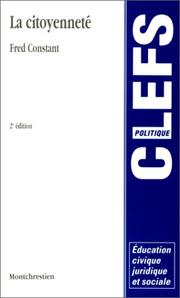 Cover of: La citoyenneté