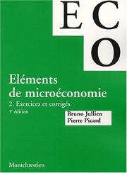 Cover of: Microéconomie, tome 2, 3e édition