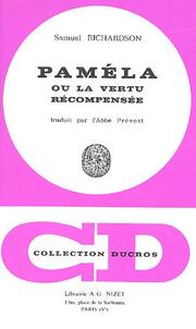 Cover of: Paméla ou la vertu récompensée