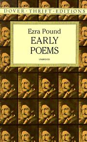 Cover of: Early poems by Ezra Pound