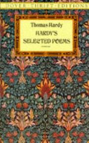 Cover of: Hardy's selected poems by Thomas Hardy