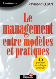 Cover of: Le management entre modèles et pratiques