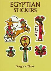 Cover of: Egyptian Stickers: 25 Full-Color Pressure-Sensitive Designs (Pocket-Size Sticker Collections)