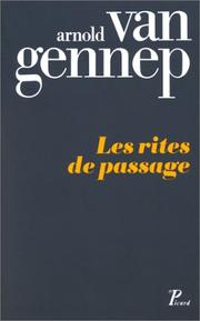 Cover of: Les rites de passage