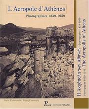 Cover of: L'Acropole d'Athènes