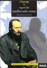 Cover of: L'Europe au regard des intellectuels russes