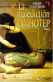 Cover of: La malédiction d'Imhotep